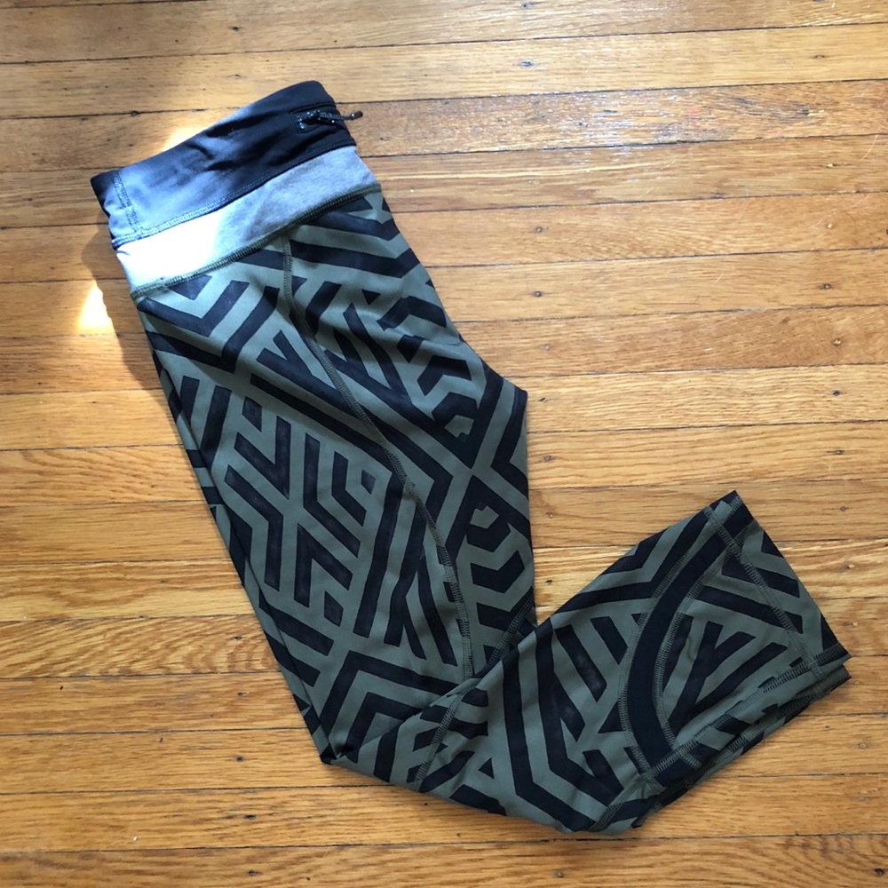 lululemon Run: Inspire Crop II: Chevron Fatigue